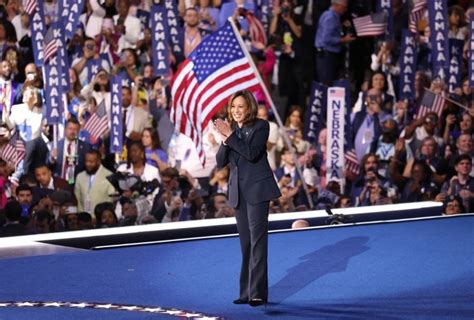 DNC 2024: Kamala Harris Accepts Presidential Nomination in .